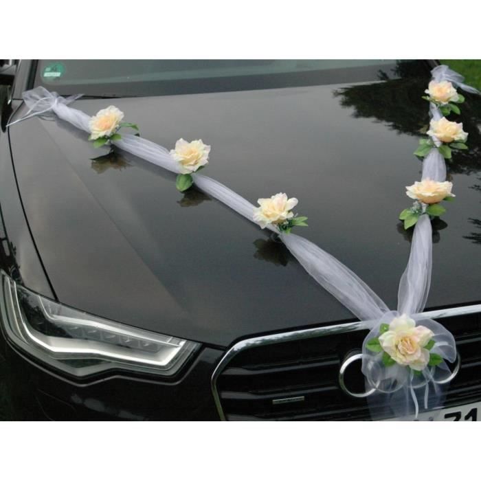 Decoration Mariage Voiture Invites Noeud