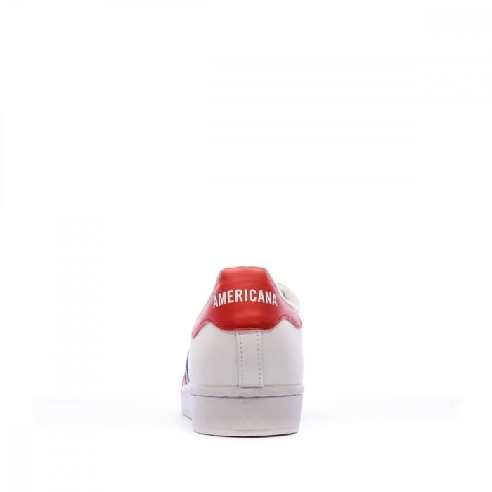 Superstar homme bleu blanc rouge top