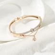 Coffret montre femme + bracelet + collier – mode diamant doré cadeau d'anniversaire bijoux femme luxe-3
