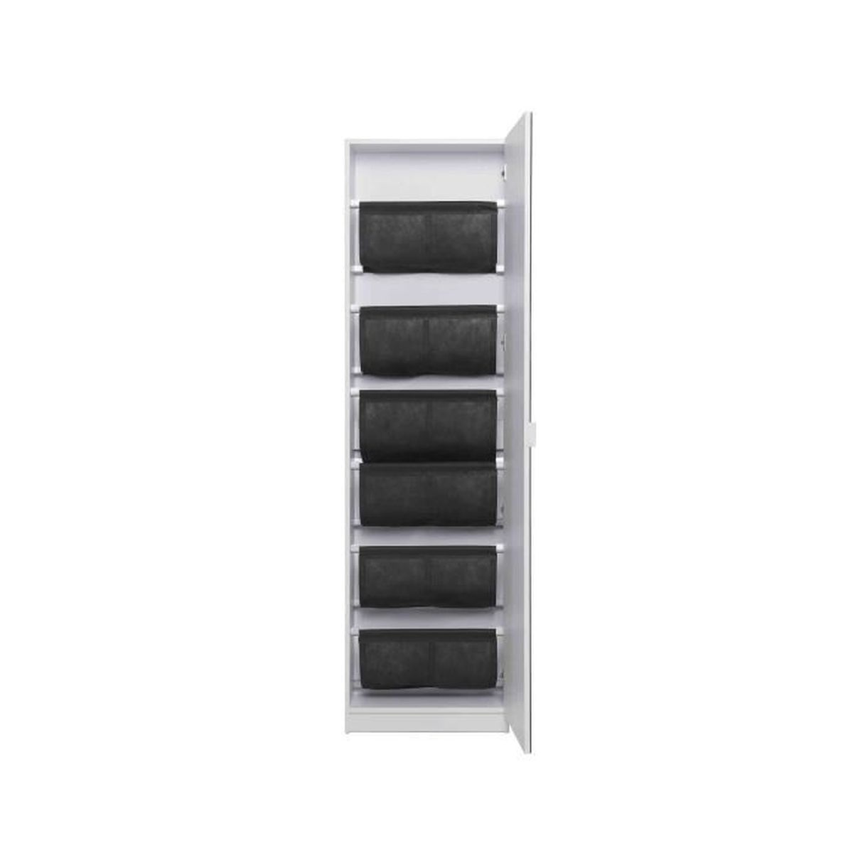 Meuble A Chaussures Miroir Coloris Blanc Mc7044 Achat Vente
