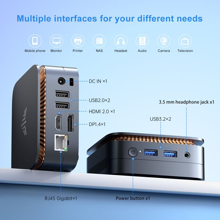 NiPoGi ミニpc E1 N97 16GB 512G Amazon.co.jp: NiPoGi ミニpc n97 mini pc 最大3.6GHz 4C/4T