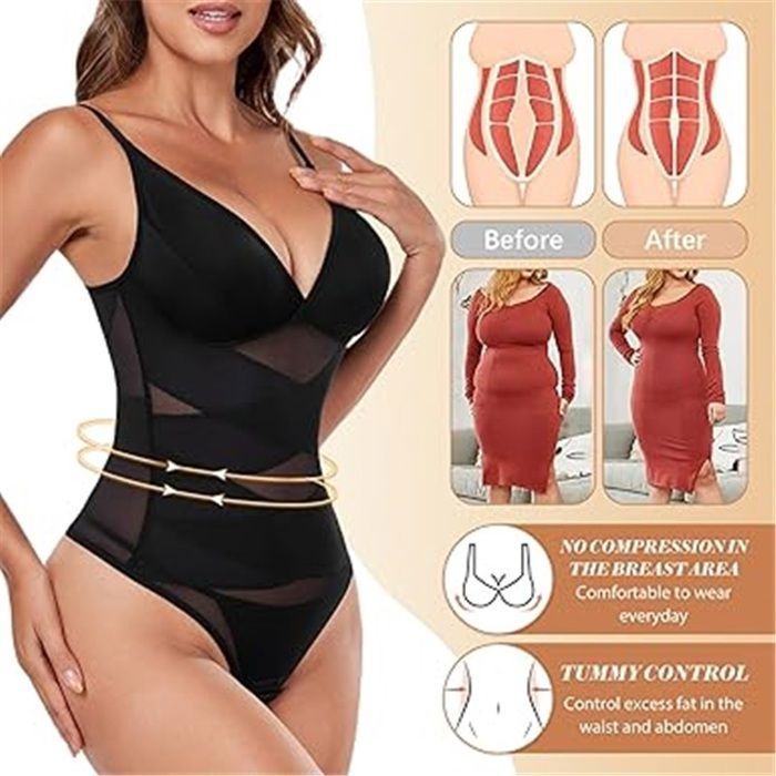 Culotte Gainante Ventre Plat Taille Haute - Gaine Amincissante Invisible Shapewear Avec Armature, Confortable Et Minceur
