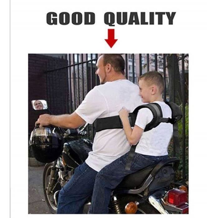 Harnais De Sécurité Moto Pour Enfant - Sangle Réglable Pour Passager Scooter - Voyage En Toute Tranquillité