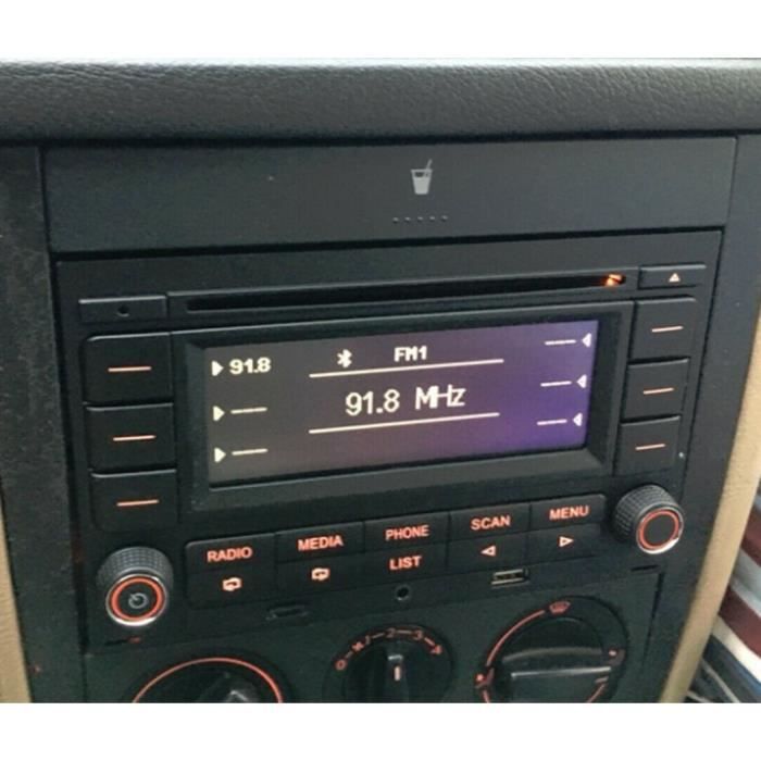 Autoradio RCN210 Bluetooth CD MP3 USB pour VW Golf 4 MK4 Polo