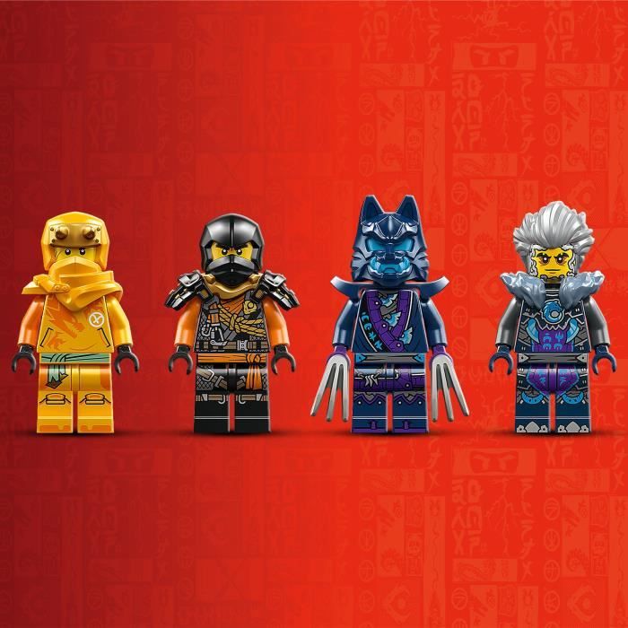 LEGO NINJAGO 71811 Le Buggy Tout Terrain Ninja d Arin Set avec Dragon et 4 Minifigurines