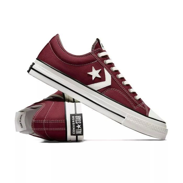 Basket Converse STAR PLAYER 76 Bordeaux Cdiscount Chaussures