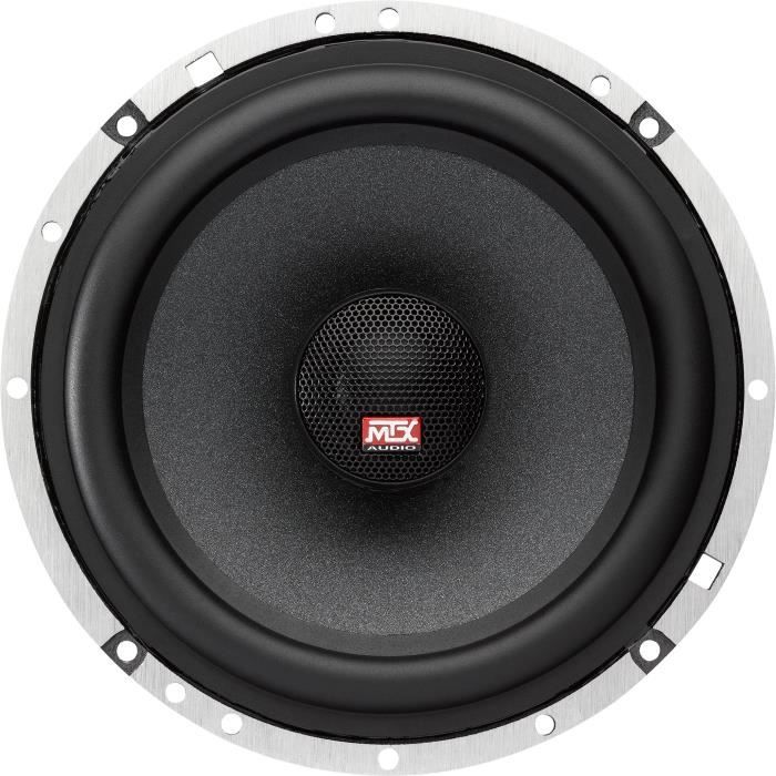 MTX TX650C - Haut-parleurs Coaxiaux 13 Cm 2 Voies 80W RMS 4Ω - Châssis Aluminium, Tweeter Néodyme Dôme Soie 22 Mm, Bobine TSV TIL 30 Mm