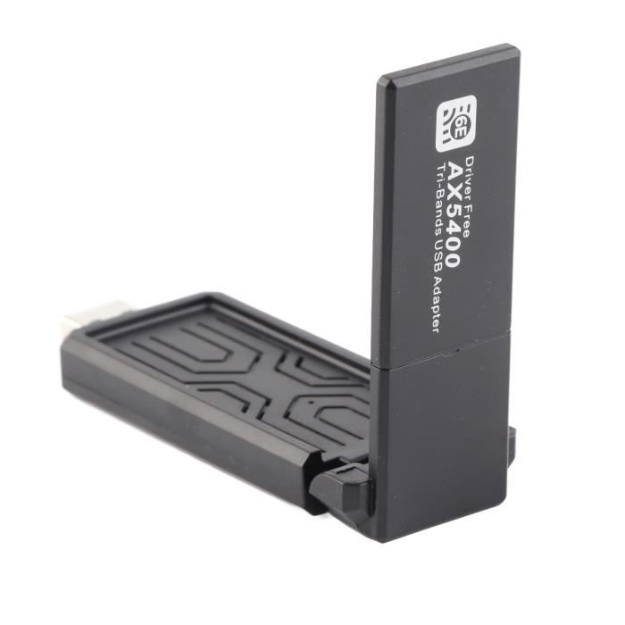 YOSOO Adaptateur réseau WiFi 6E Adaptateur WiFi USB pour Ordinateur,  Adaptateur de Carte sans Fil Prenant en Charge 2,4 GHz, 5 GHz - Cdiscount  Informatique
