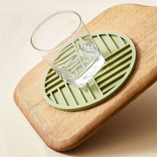 Lot De 6 Dessous De Plat En Liège Rond 10 Cm – Antidérapants, Résistants à La Chaleur, Idéal Pour Casseroles, Poêles Et Plats Chauds