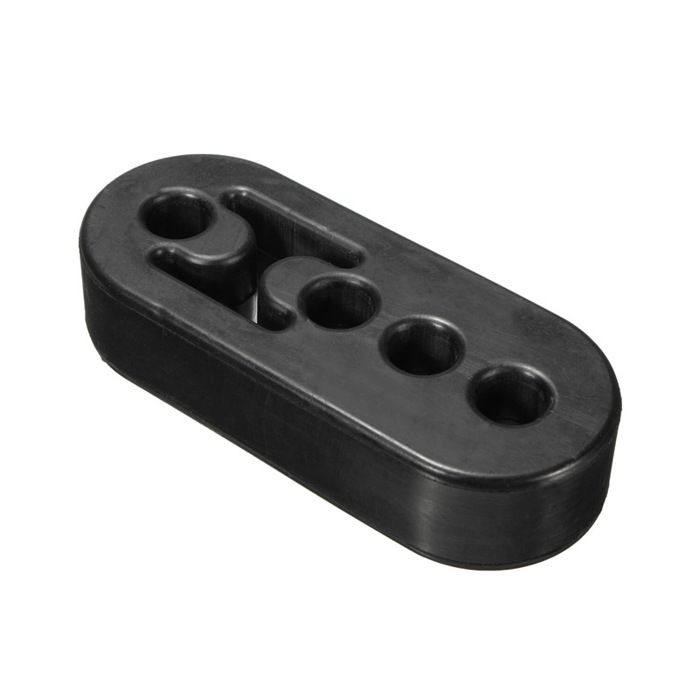 Lot De 2 Supports D'Échappement En Caoutchouc 4 Trous - Silentblocs Universels Anti-Vibrations Pour Voiture