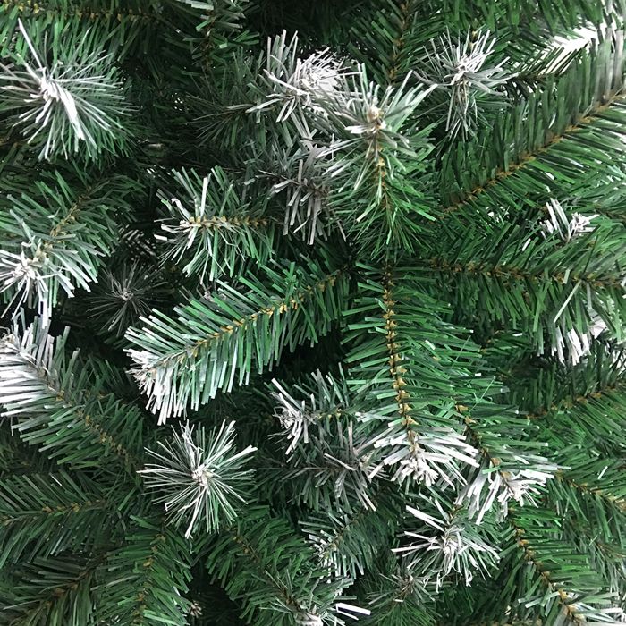 Sapin De Noël Artificiel Neigeux 180 Cm - 570 Branches, 250 LED - PVC Ignifuge - Support Métal - 5