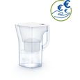 Carafe filtrante BRITA - Navélia blanche 3 cartouches MAXTRA+ incluses - Contenance 2,3L dont 1,3L d’eau filtrée-0
