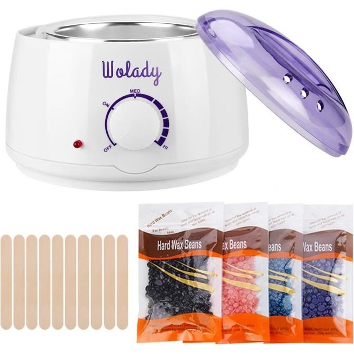 Chauffe Cire Épilation à la Cire Chaude Professionnelle 500ml, Wolady — free download