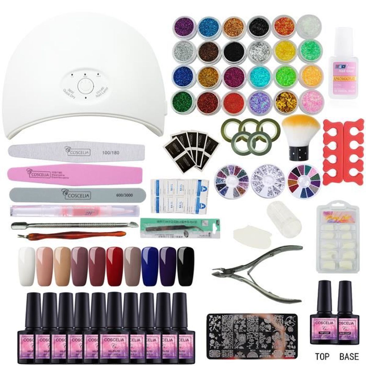 Kit Pour Pose Vernis Semi Permanent