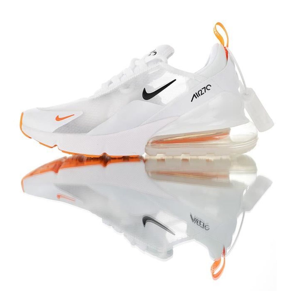 basket blanche et orange
