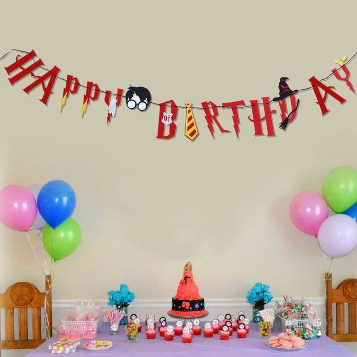 Happy Birthday Banniere Drapeaux En Feutre De Bruyere Bruants Pour Enfants Fete D Anniversaire Pendaison Decoration Achat Vente Banderole Banniere Cdiscount