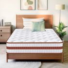 YIDATONG Matelas 90x190 cm - Ép 26cm - Mousse Gel à Mémoire de Forme - 7 Zones de Soutien Latex - Certifié Oeko-TEX®- Ressorts Ensachés