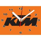 LOGO MOTO, KTM, EN HORLOGE MURALE 02M