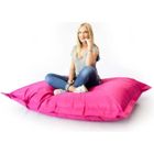 BRAND Pouf Géant Rose XL - LiveDeco® - Rempli de Billes de Polystyrène Recyclé - Déhoussable - Intérieur et Extérieur