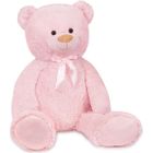 HENRY BRUBAKER BRUBAKER Peluche géante XXL - Ours - Nounours - 100 cm - Rose - Ultra Douce & Mignonne