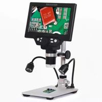 Caméra de microscope,Microscope électronique numérique lcd USB 1200X,caméra vidéo,Endoscope OLED HD 4.3 pouces- G1200 with LED