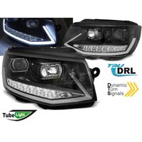Paire de feux phares VW T6 15-19 LED DRL LTI Noir