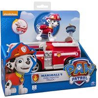 Jouet - Paw Patrol - Camion de Pompier Rouge + Chien Marcus - Pour Enfant de 3 ans et plus