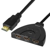 3 Port HDMI commutateur Hub (3 entrée 1 sorties)