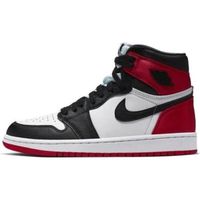 Basket Nike x Jordan 1 Retro High Chaussures de Running Femme Homme noir blanc rouge noir blanc rouge