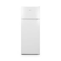 SCHNEIDER - SCDD205W - Réfrigérateur deux portes - 206L(169+37) - Froid statique - Dégivrage automatique - 3 clayettes verre