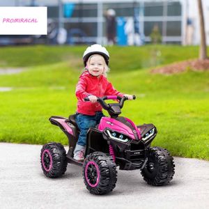 Acheter FINOOS Quad Electric Enfants 12V Python Voiture Electrique Lumieres Led Batterie 10ah Roues Souples En Eva Siege Cuir Pour Les De 2 A 4 Ans Rose 1601682651