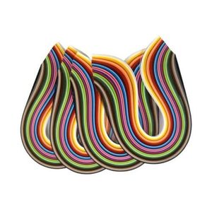 Quilling Paper 10 mm 100 Bandes-Assortiment marron et crème