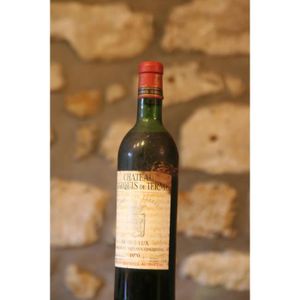 VIN ROUGE Vin rouge, Château Marquis de Terme 1970 Rouge