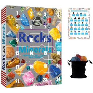 15pcs Rock and Mineral Collection Information éducative Kit de cristal de pierres  précieuses pour enfants, pour débutant - Achat / Vente pierre vendue seule  Mixte Enfant - Cdiscount