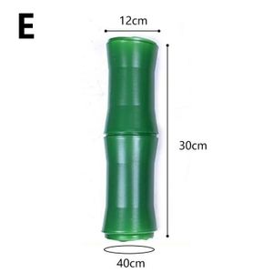 FLEUR ARTIFICIELLE Fleur artificielle,Tube d'écorce de bambou artificiel en plastique vert,décoration de tuyau de gaz de - plastic bark[C]