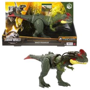 FIGURINE - PERSONNAGE Figurine - MATTEL - Jurassic World Dino Trackers - Gigantic Trackers Sinotyrannus - Blanc - Mixte - Vert