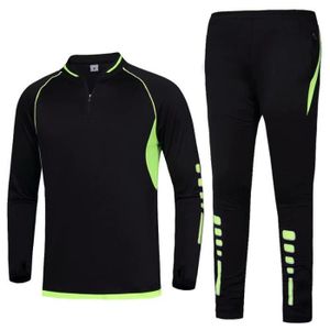 Leggings 1Bests Hommes Sport /Étendue 2PC Surv/êtement Aptitude Football De Base Thermique Manche Longue T-Shirt