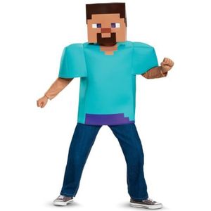 DÉGUISEMENT - PANOPLIE Déguisement Steve Classique Minecraft enfant - Noir - 10-12 ans - Masque et tee-shirt