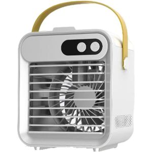 VENTILATEUR Ventilateur Portable Domestique De Bureau Petit Climatiseur Ventilateur De Refroidissement Avec Support De Téléphone Miroir 3[J6777]