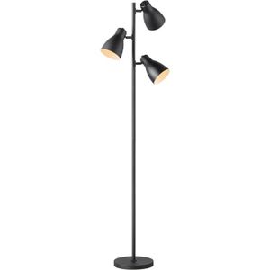 LAMPADAIRE Home Sweet Home collection Moderne Lampadaire | 38.5-38.5-166.5cm | Noir | Lampadaire | 3 lumières | adapté pour une source[S80]
