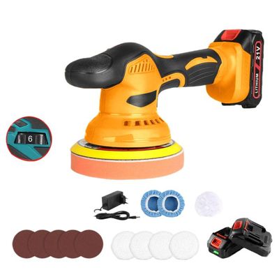 Polisseuse Voiture Sans Fil 18V Makita - Lustreuse 15cm 8 Vitesses 2500-5000 RPM Pour Polissage Et Ponçage