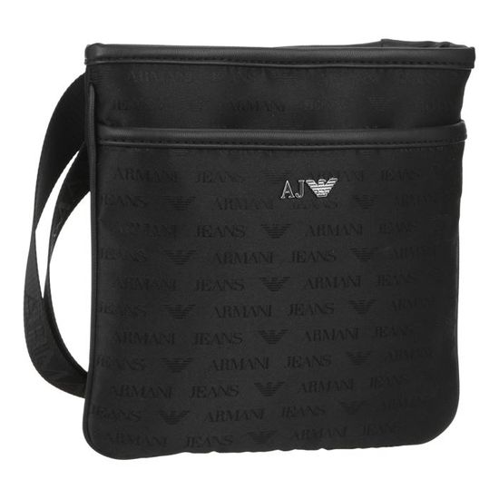ARMANI JEANS Sacoche Homme Noir Cdiscount Bagagerie Maroquinerie