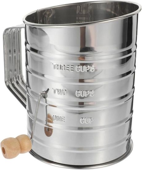 Tamis à Farine Et Distributeur De Sucre En Poudre - Polypropylène, Maille Fine, Pour Pâtisserie Précise - 1
