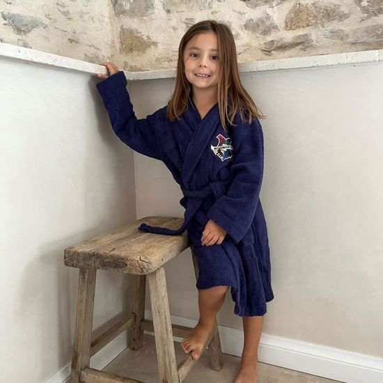 Peignoir enfant 100 coton HARRY POTTER BLASON Cdiscount Maison