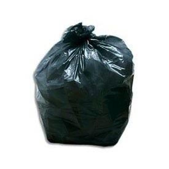 Lot De 100 Sacs Poubelle 130 Litres Extra Solides - 45 Microns, Noir, Pour Déchets Ménagers Et Extérieur