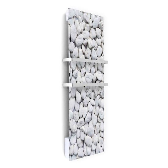 Radiateur Sèche-Serviettes Électrique ILO Émeraude 750W - Design Unique, Rayonnant, Extra Plat Avec +17 Motifs - Fabriqué En France - 7