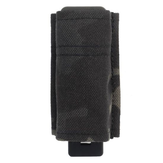 Pack De 2 Pochettes Tactiques MOLLE Pour Chargeurs De Pistolet - Calibre 9mm - Nylon Noir - Garantie 10 Ans