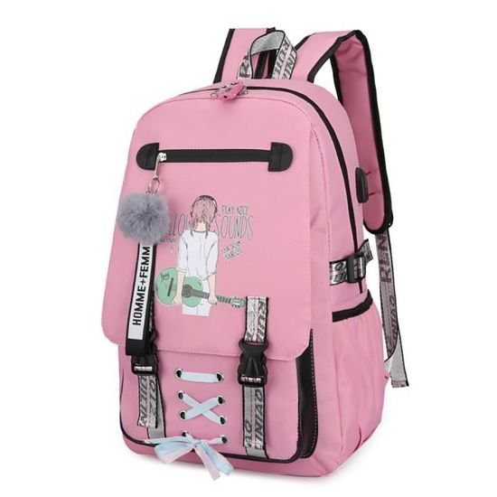 Sac à Dos KPop Demon Hunters - USB, Grande Capacité - Pour école, Collège, Fans De K-pop