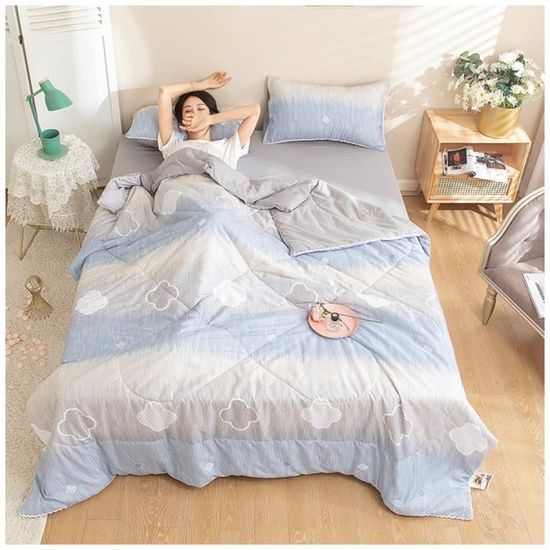 Couette D'été Édredon, Douce Et Respirante Réversible Couverture En