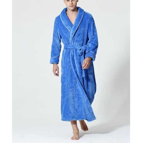 Finddress Chaud Et Doux Luxe Tissu Eponge Peignoir De Bain Souple Robe De Chambre Femme Et Homme Hiver Automne Confort Microfibre Achat Vente Peignoir Cdiscount